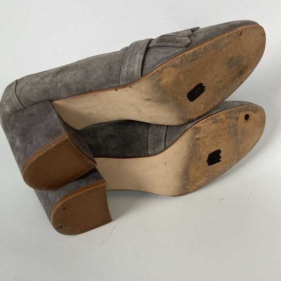 Steve Madden Kate Suede Fringed Loafer Pump Size 6.5 - Picture 12 of 13